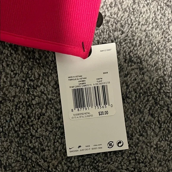Nike Bright Pink Headband - Picture 3 of 5